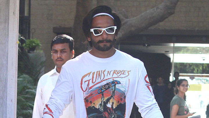 Ranveer singh spotted at Otters club