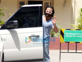 Saif Ali Khan, Janhvi Kapoor and Georgia Andriani spotted at the gym