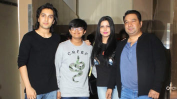Sajid Nadiadwala with family & Ahmed Khan spotted at Juhu PVR