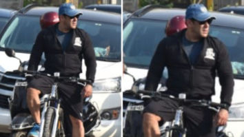 Salman Khan goes cycling on the streets of Mumbai, leaves the fans surprised