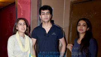 Sara Ali Khan, Ibrahim Ali Khan, Amrita Singh and Kanika Dhillon snapped at PVR, Juhu