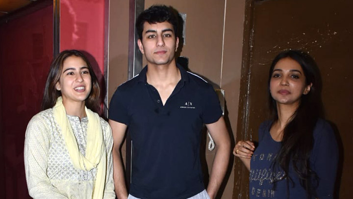 Sara Ali Khan, Ibrahim Ali Khan, Amrita Singh and Kanika Dhillon snapped at PVR