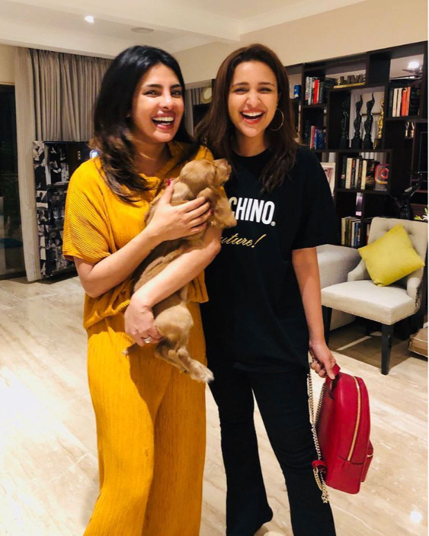 Dog And Piryankachopra Ka Sexi Video - Sisters Priyanka Chopra and Parineeti Chopra reunite, introduce their new  family member : Bollywood News - Bollywood Hungama