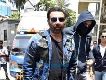 Sunny Deol, Karan Kapadia and Ishita Dutta grace the trailer launch of the film Blank