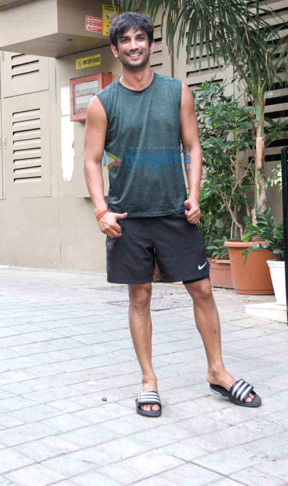 Sushant Singh Rajput snapped in Bandra Sushant Singh Rajput snapped in Bandra