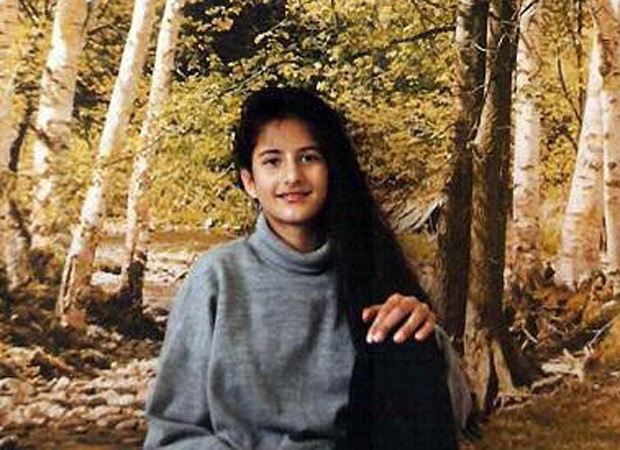 Throwback Thursday This picture of Katrina Kaif posing in front of a wallpaper, is every 90s kid ever!