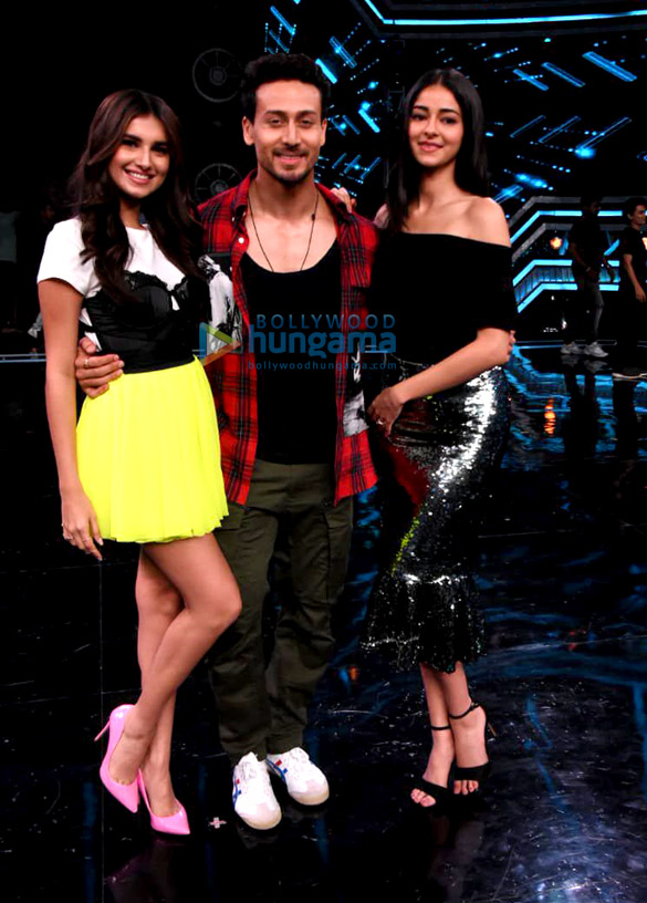 tiger shroff tara sutaria ananya pandey and others snapped promoting student of the year 2 on the sets of super dancer chapter 3 2