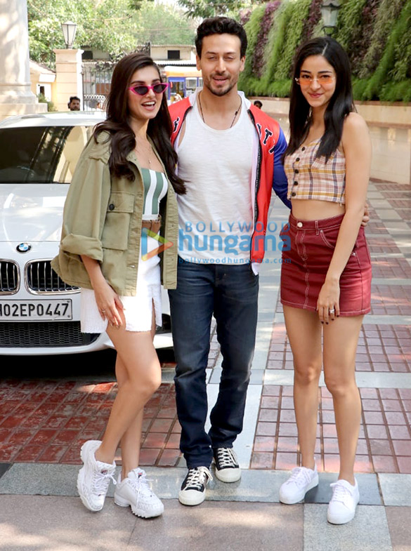 Tiger Shroff, Tara Sutaria and Ananya Panday snapped during Student Of The Year 2 promotions Tiger Shroff, Tara Sutaria and Ananya Panday snapped during Student Of The Year 2 promotions