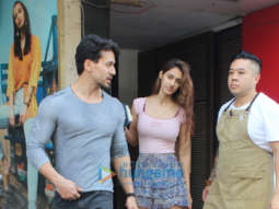 Tiger Shroff and Disha Patani snapped at Bastian in Bandra
