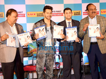 Varun Dhawan graces the launch of Lux Cozi Scented vests