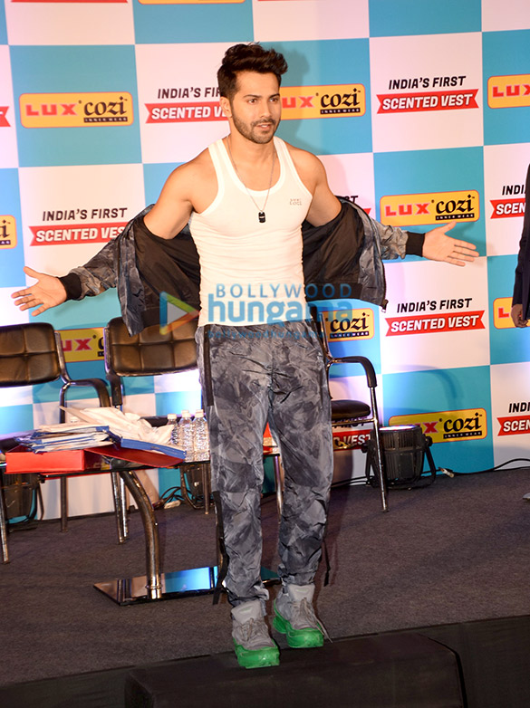 varun dhawan graces the launch of lux cozi scented vests 5
