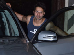 Varun Dhawan spotted at the gym in Juhu