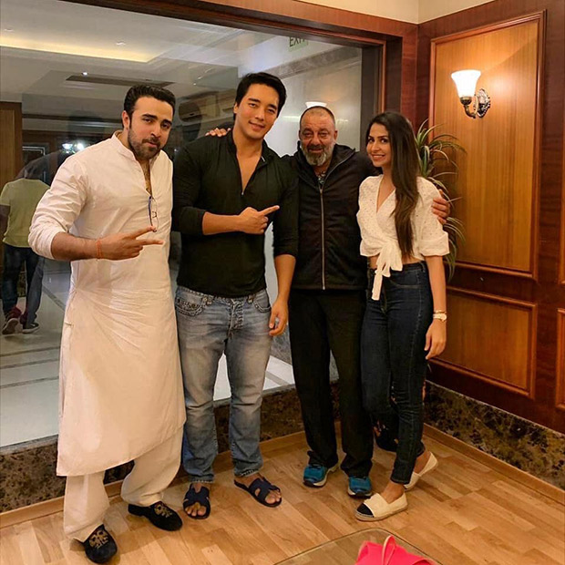 Sanjay Dutt WISHES luck to debutant Rinzing Denzongpa, leading lady Malvika Raaj and his own nephew Nilesh Sahay in this post! 