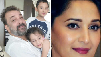When Sanjay Dutt’s KIDS met Madhuri Dixit on the sets of Kalank!