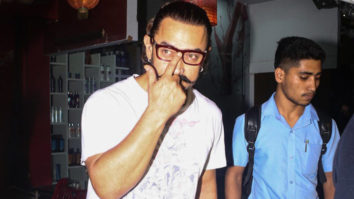 Aamir Khan spotted at a spa in Bandra
