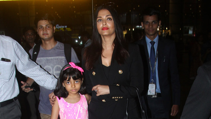 Aishwarya Rai Bachchan returns to Mumbai after attending Cannes