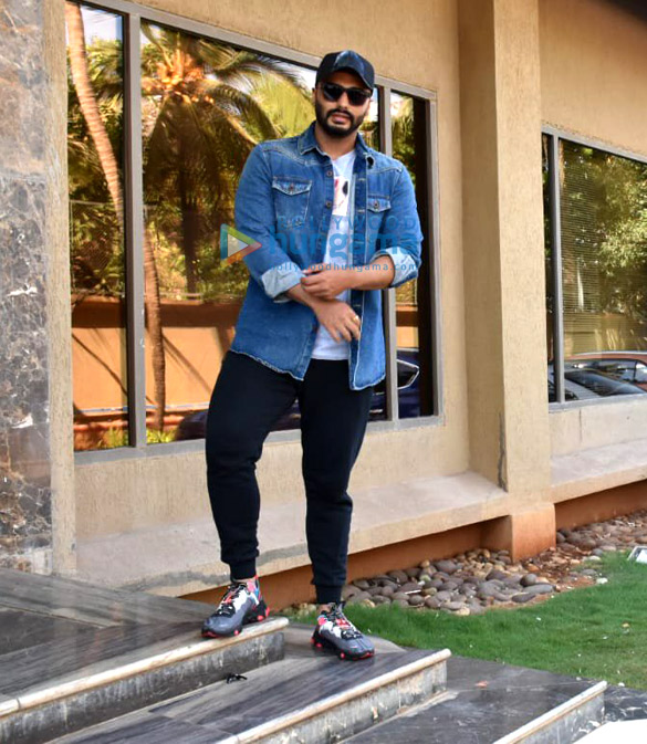 arjun kapoor snapped during media interactions for his film indias most wanted 1