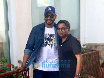 Arjun Kapoor snapped promoting his film India's Most Wanted
