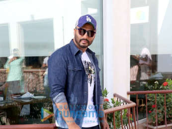 Arjun Kapoor snapped promoting his film India's Most Wanted