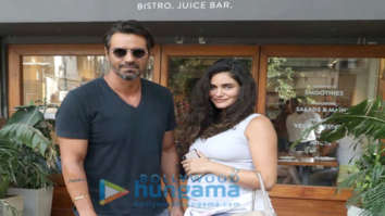 Photos: Arjun Rampal and Gabriella Demetriades snapped at Sequel