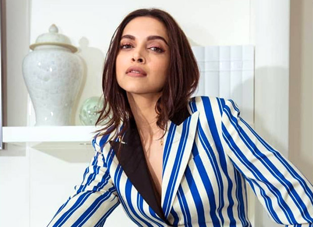 Cannes 2019 Day 2 Deepika Padukone looks aesthetically stunning in the striped pant-suit