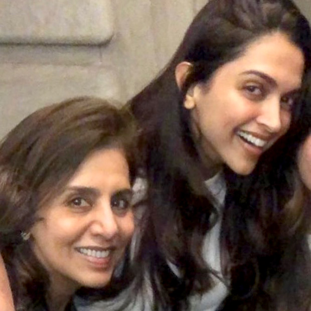 Deepika Padukone pays a visit to Rishi Kapoor and Neetu Kapoor in New York