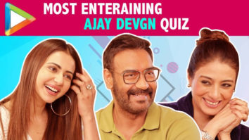FUNNIEST BATTLE EVER: How Well Do Tabu & Rakul Preet Singh Know Ajay Devgn | De De Pyaar De