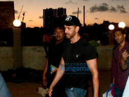 Hrithik Roshan snapped at the Versova jetty