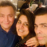 Karan Johar meets his FAVORITE couple of Indian cinema, Rishi and Neetu Kapoor, and their picture is all things love!