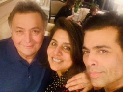 Karan Johar meets his FAVORITE couple of Indian cinema, Rishi and Neetu Kapoor, and their picture is all things love!