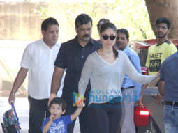 Kareena Kapoor Khan and Taimur Ali Khan spotted at play school in Bandra