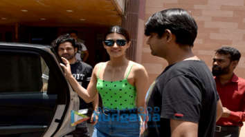 Kriti Sanon spotted at a dubbing studio