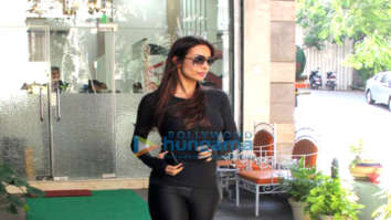 Malaika Arora spotted at a salon in Bandra