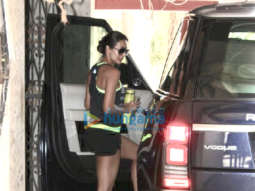 Malaika Arora spotted outside the gym