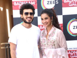 Patralekha and Divyendu Sharma promote their web series Badnaam Gali