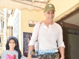 Photos: Akshay Kumar and Nitara snapped at Juhu, PVR