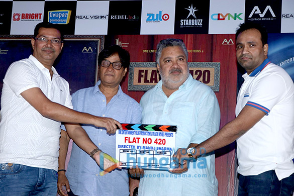 photos celebs grace the press meet to announce three films bhootuyapa flat no 420 and khalli balli 3