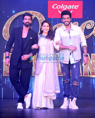 Photos: Madhuri Dixit snapped on the sets of Dance Deewane