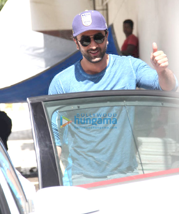 Ranbir Kapoor spotted at the Dharma office in Bandra