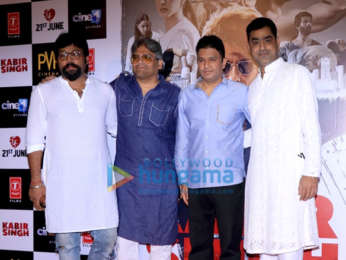 Shahid Kapoor, Kiara Advani, Sandeep Reddy Vanga grace the trailer launch of Kabir Singh