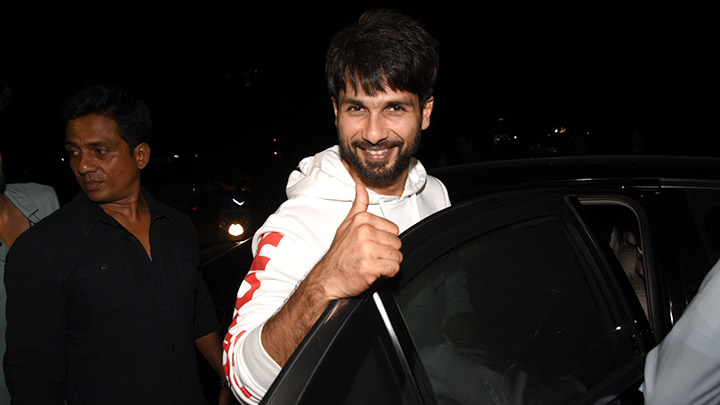 Shahid Kapoor spotted at Physioflex Clinic