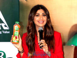 Shilpa Shetty snapped at the launch of B Natural Juice at Taj Lands End in Bandra