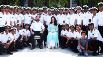 Shraddha Kapoor shares some quality time with budding Navy officers during Saaho shoot