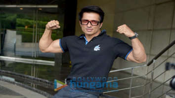 Sonu Sood snapped attending Rhino’s Gym press meet