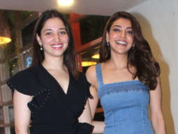 Tamannaah Bhatia and Kajal Aggarwal snapped at Juhu Supreme Shopping Center