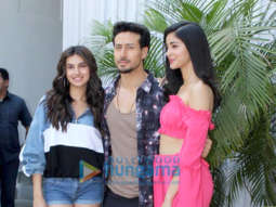 Tara Sutaria, Tiger Shroff and Ananya Panday snapped promoting Student of the Year 2 at Krome Studio