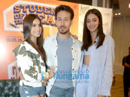 Tiger Shroff, Tara Sutaria and Ananya Panday grace the press conference of ‘Student Of The Year 2’