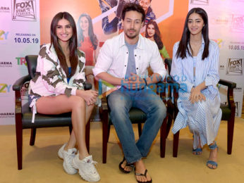 Tiger Shroff, Tara Sutaria and Ananya Panday grace the press conference of 'Student Of The Year 2'