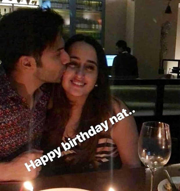 Varun Dhawan gives a sweet kiss to girlfriend Natasha Dalal on her birthday