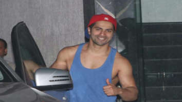 Varun Dhawan spotted at the gym
